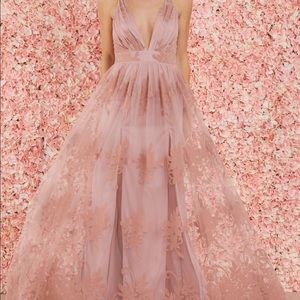 In Any Event Blush Pink Maxi Dress (M)
